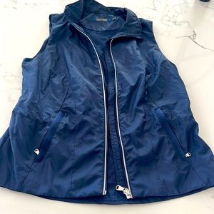 Polo Golf Ralph Lauren White Windbreaker Vest, Women's Size XS